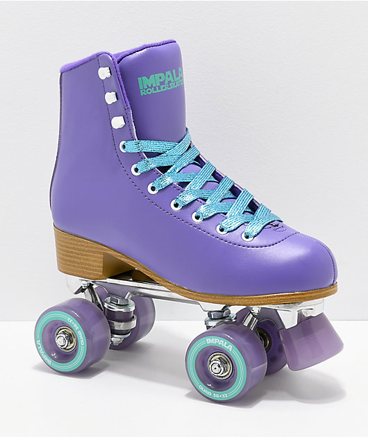 Size 8 Impala Sidewalk RollerSkates Purple/Turquoise 