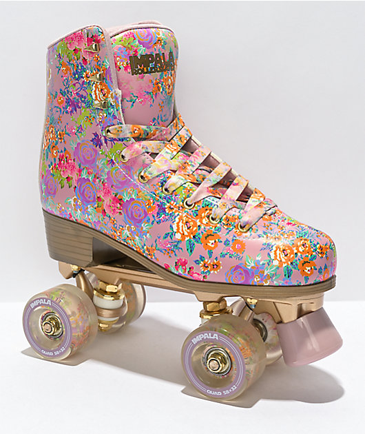 Size: 9 Quad Roller SkatesVegan WomensCynthia Rowley / Floral Impala 