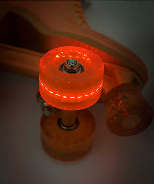 Impala x Marawa Sparkle Orange High Heel Rollerskates