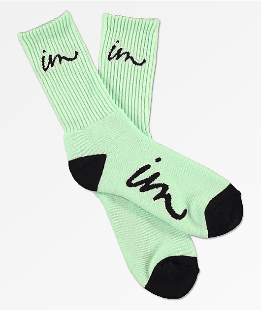 mint color socks