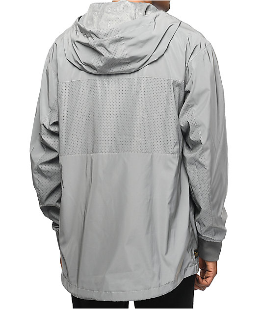 helix distressed reflective jacket