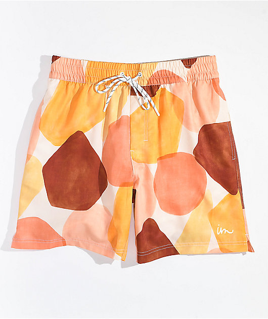 Imperial Motion Seeker Volley Gems board shorts de color crema 