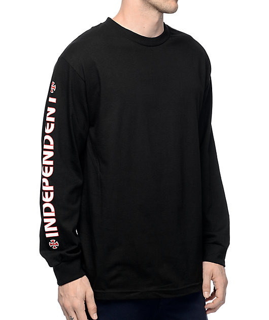 Independent Bar Cross II black Longsleeve