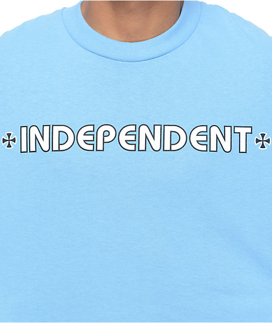 Independent Bar Cross Carolina Blue T-Shirt
