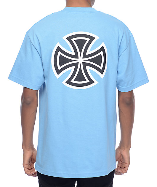 Independent Bar Cross Carolina Blue T-Shirt