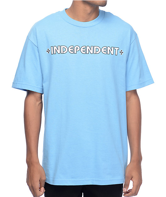 Independent Bar Cross Carolina Blue T-Shirt