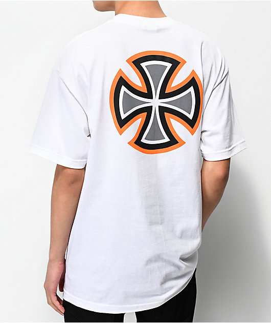 independent shirt white