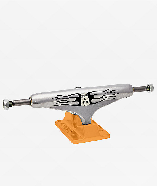 Independent Berle Skull 149 Stage 11 Silver & Orange Skateboard