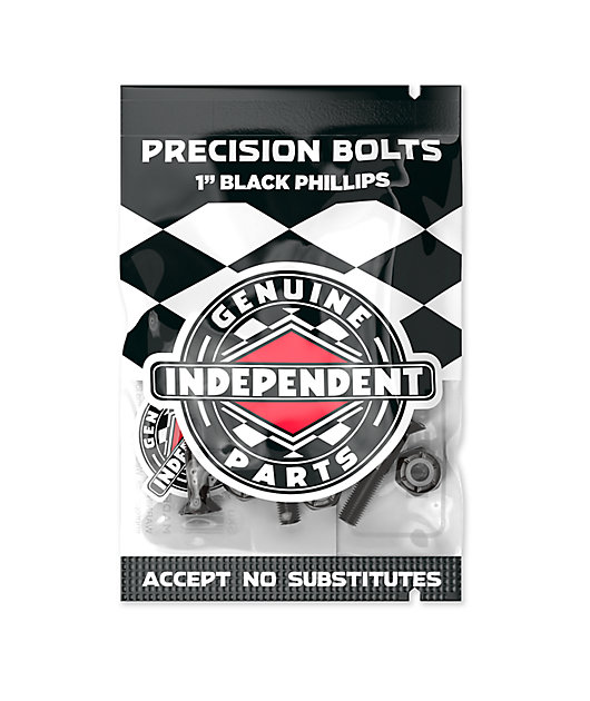 Independent Genuine Parts Combination Bolts Mounting Skateboard Hardware BLK 7/8 