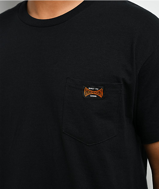 Independent Built To Grind Black Pocket T-Shirt