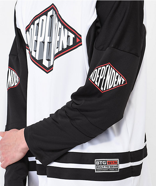 Independent Depth Summit Black & White Hockey Jersey | Zumiez