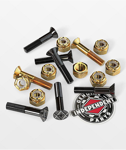 Independent Gold Crossbolts 1" tornillos skate