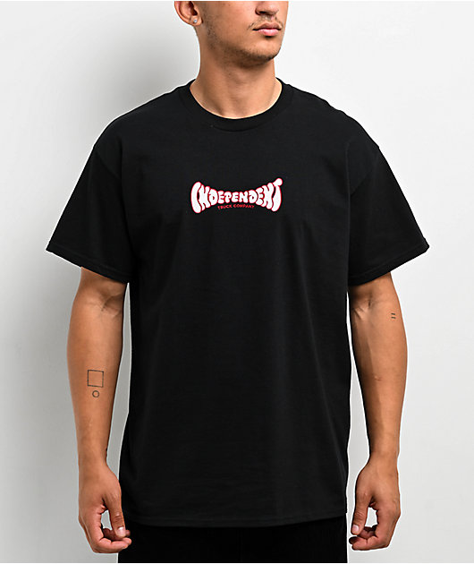 Independent Graffiti Span Black T-Shirt | Zumiez