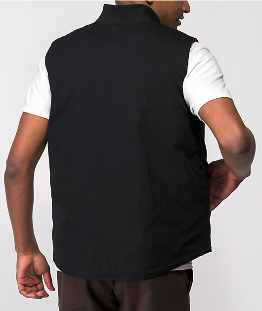 Independent Groundwork Black & Orange Reversible Vest