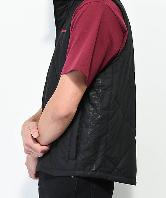 Independent Holloway Black Puffer Vest