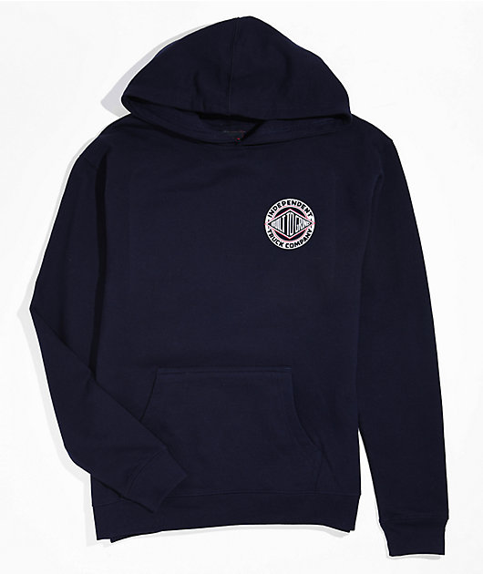 Independent Kids Built To Grind Summit Navy Hoodie | Zumiez