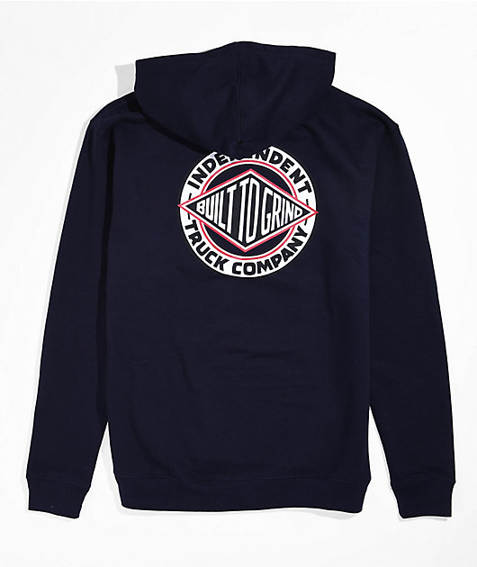 【INDEPENDENT】 SEAL SUMMIT P/O HOODIE [NAVY] Independent Seal Summit Pullover Hoodie – Focus Boardshop