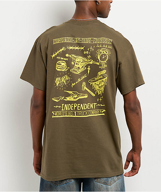 Independent Notebook Green T-Shirt | Zumiez