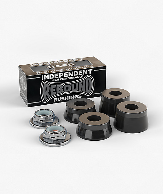 Independent Rebound Conical Hard Black Bushings