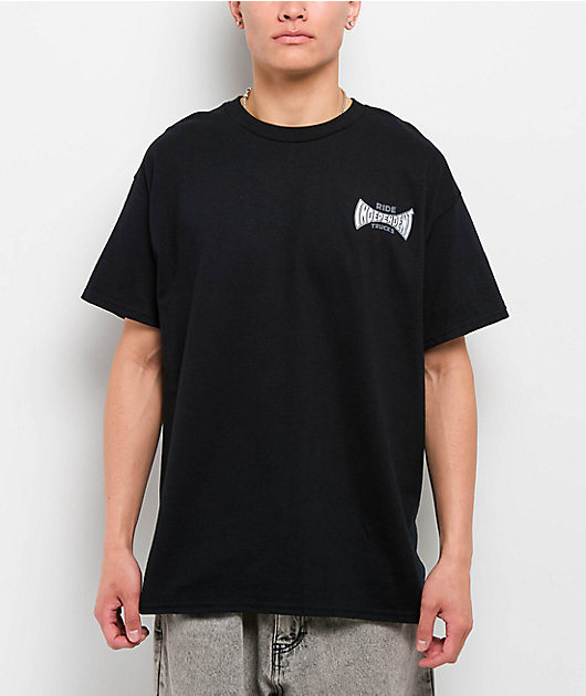 Independent Rose Span Black T-Shirt