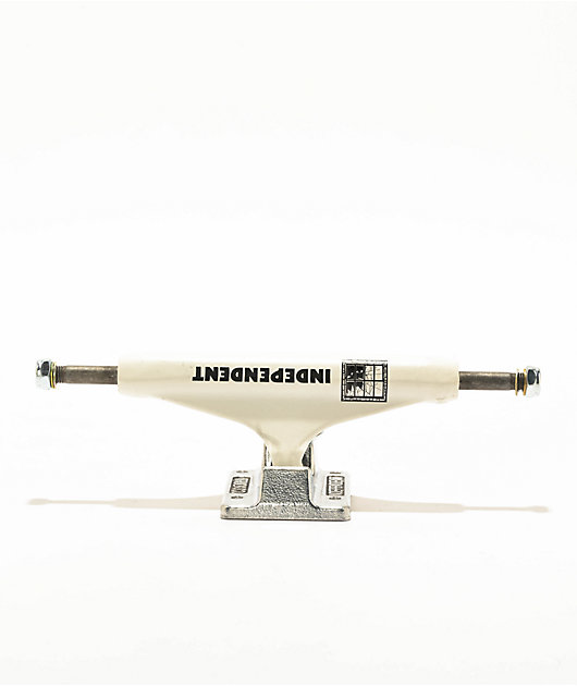 Independent Smith 144 White Skateboard Trucks | Zumiez Independent Smith 144 White Skateboard Trucks | Zumiez