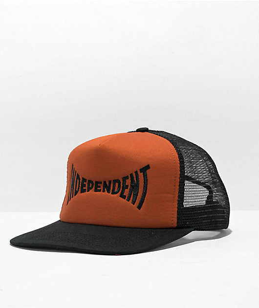 Black and sale orange baseball cap