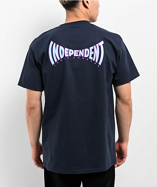 Independent Spanning Navy T-Shirt | Zumiez