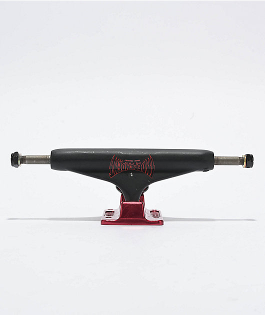 スケートボード independent144f.hollow Independent Voltage Span Hollow 144 Stage 11 Black & Ano Red