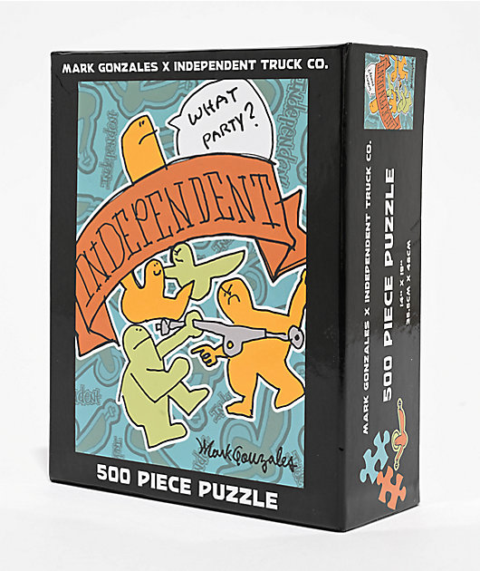 【新品、本物、当店在庫だから安心】 Independent x Zumiez | Puzzle Piece 500 Gonzales Mark ジグソーパズル