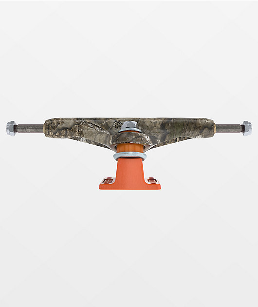 Independent x Realtree 144 Stage 11 Camo & Orange Skateboard Truck