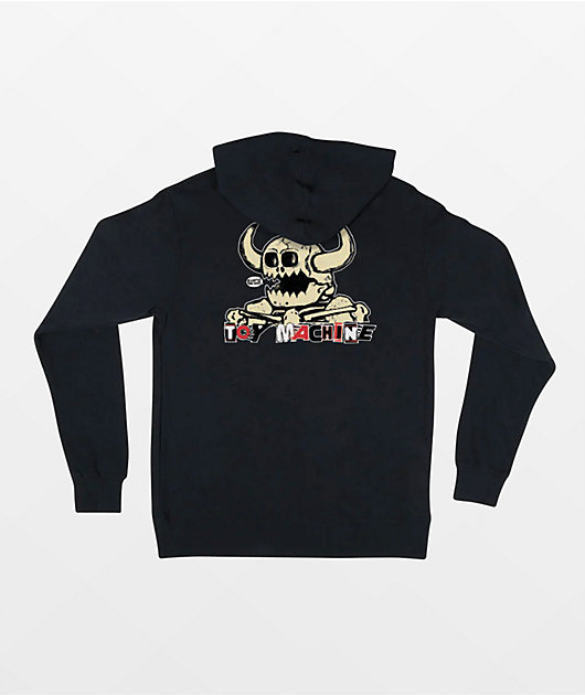 Independent x Toy Machine Mash Up Black Hoodie Zumiez