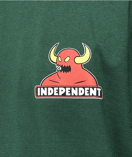 Independent x Toy Machine Mash Up Dark Green T-Shirt