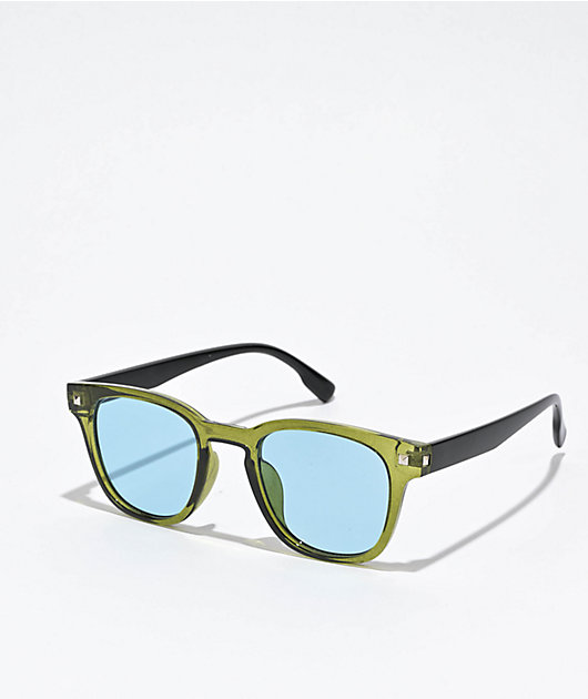 Index Green & Blue Classic Sunglasses | Zumiez