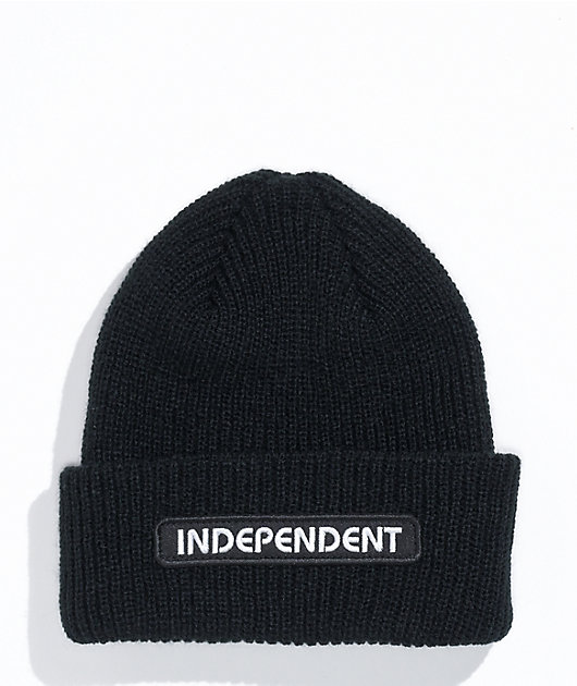 Indpendent Groundwork Black Beanie