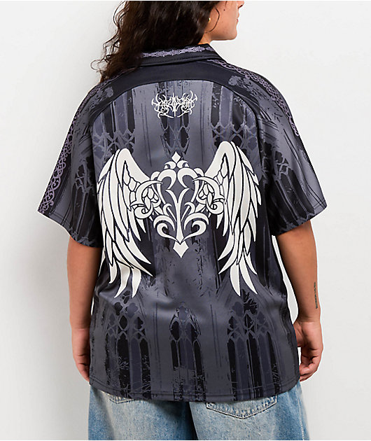 Insomnia Sinister Black & Grey Soccer Jersey