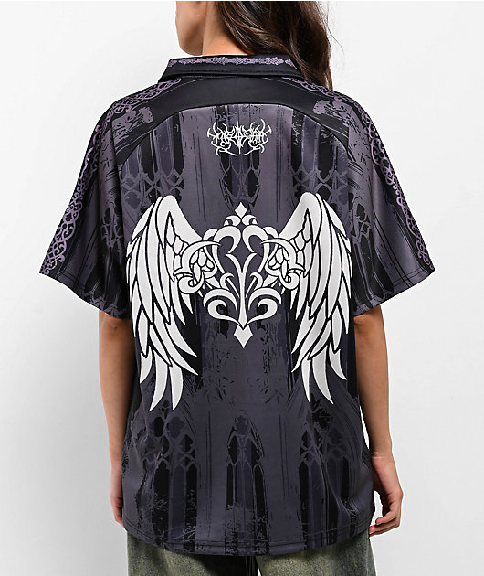 Insomnia Sinister Black & Grey Soccer Jersey
