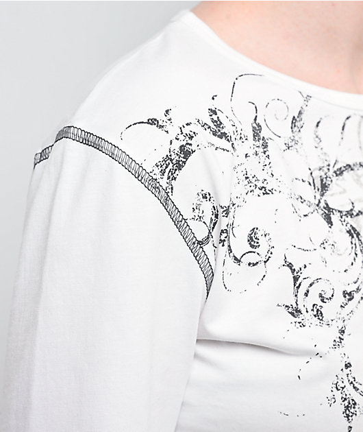 Insomnia Visuals Blessed White Long Sleeve T-Shirt