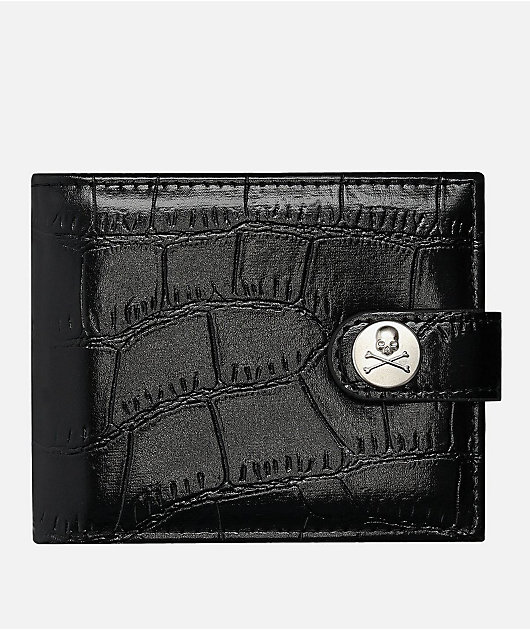 Insomnia Visuals Croc Black Wallet