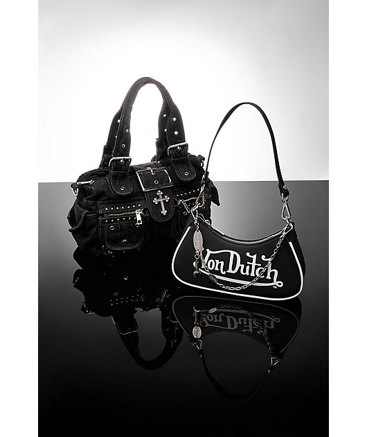 Insomnia Visuals Cross Black Handbag