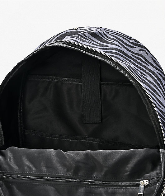 Insomnia Visuals Denim Tiger Grey Backpack