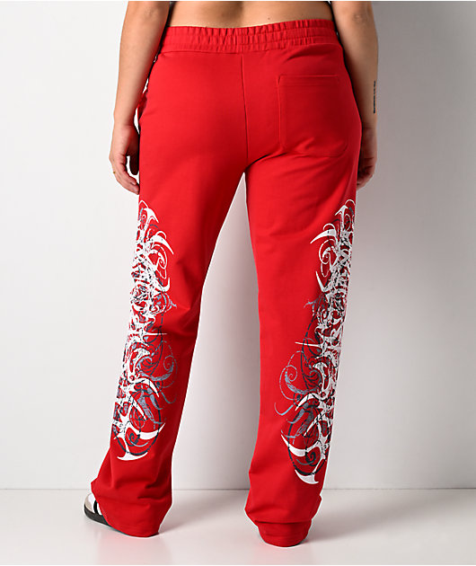 Insomnia Visuals Eclipse Red Sweatpants