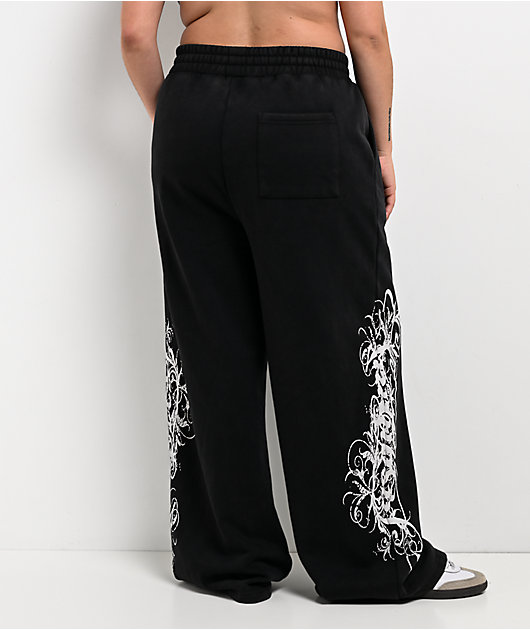 Insomnia Visuals Eternal Black Wash Sweatpants
