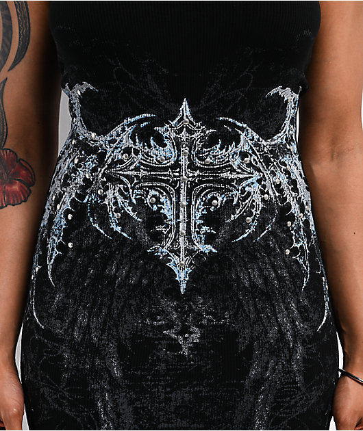 Insomnia Visuals Razor Black Tube Dress