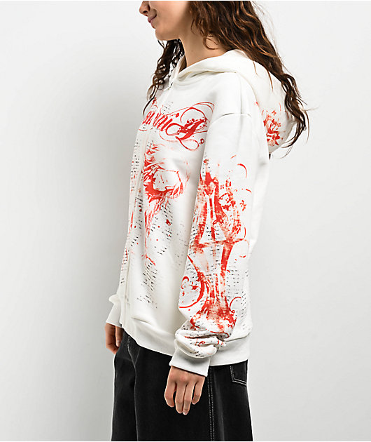 Insomnia Visuals Rebirth Natural Zip Hoodie