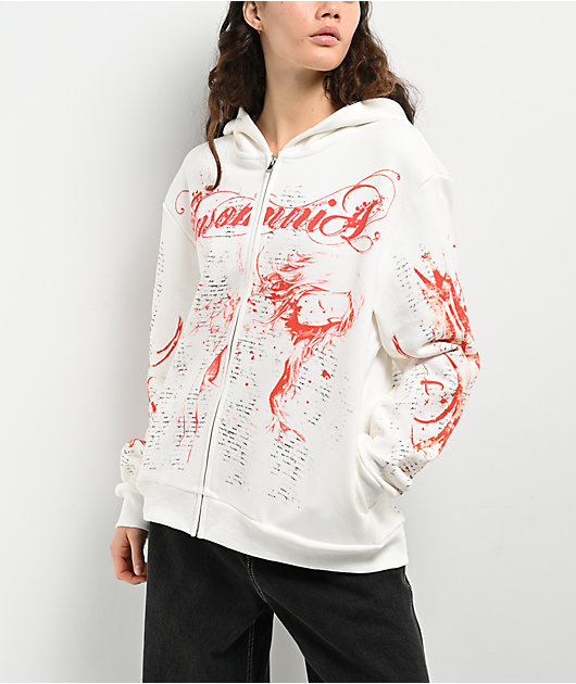 Insomnia Visuals Rebirth Natural Zip Hoodie | Zumiez