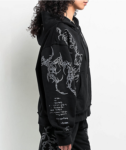 Insomnia Visuals Sigil Black Zip Hoodie