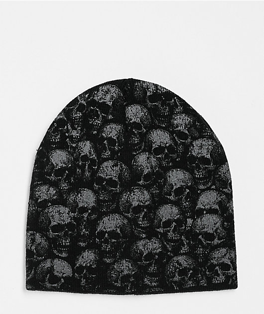 Insomnia Visuals Skulls Black Skully Beanie | Zumiez