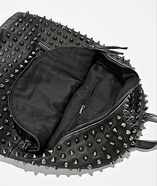 Insomnia Visuals Spiked Black Backpack