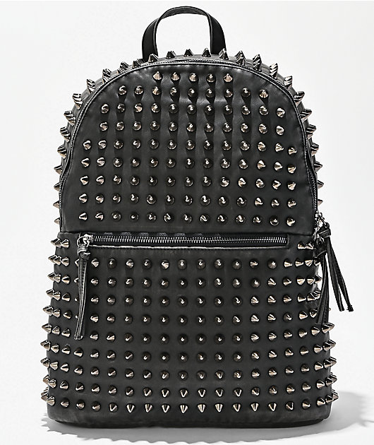 Insomnia Visuals Spiked Black Backpack
