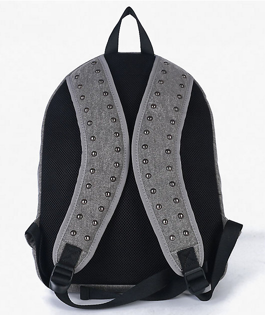 Insomnia Visuals Studded Flag Grey Backpack